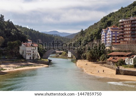 Lekeitio fishing town in the coast of Bizkaia province, Basque Country