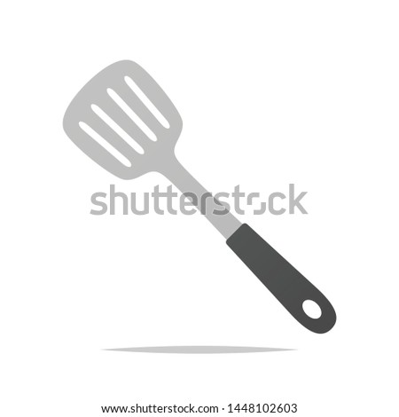 Cooking spatula vector isolated illustration