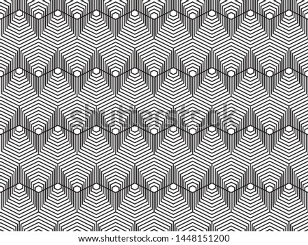 seamless geometric pattern. modern triangle black and white background, abstract, vector, background, illustration