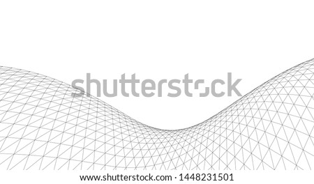 
abstract graphic geometry 3d illustration Royalty-Free Stock Photo #1448231501