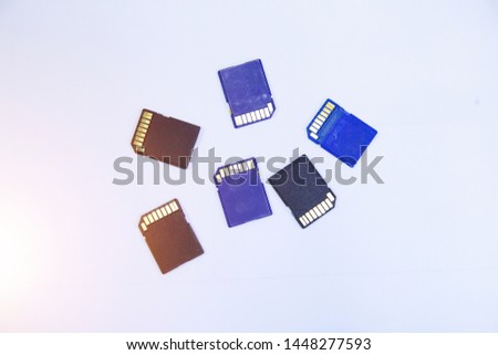 SD Card Adapter on White Background