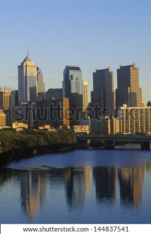 Philadelphia from the Schuylkill River, PA