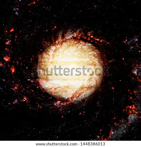 Planet Jupiter in outer space. Science wallpaper. Beauty of the universe. Elements of this image furnished by NASA