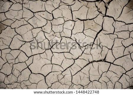 Cracked mud natural texture pattern
