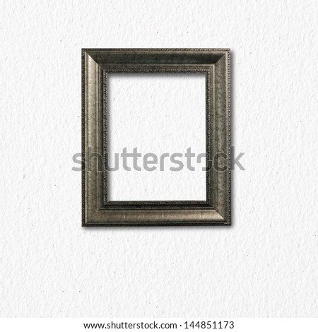 Frame on White Wall