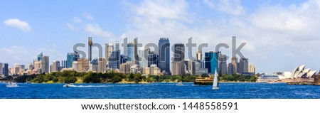 Panorama of the Central Business District, Sydney, Australia