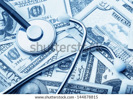 Medical treatment and cost concept