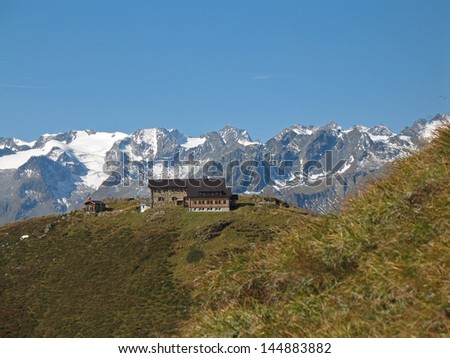 Austrian Alps, Stubai mountains, Tyrol, Starkenburger mountain hut