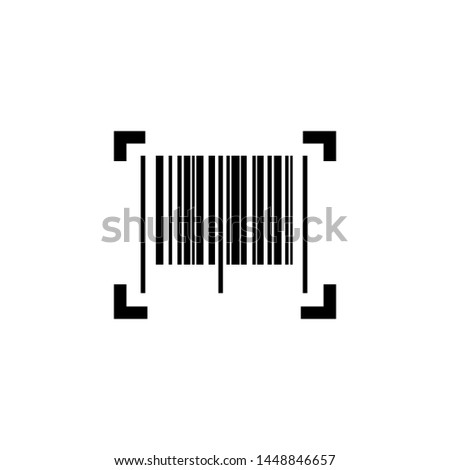 barcode icon vector. eps 10