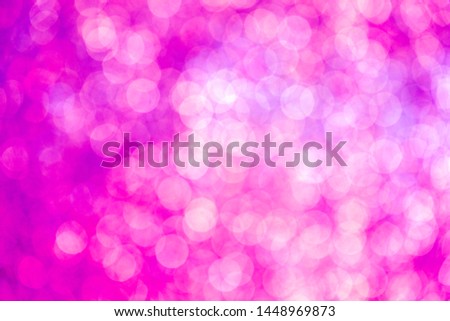 pink color abstract background and bokeh effect
