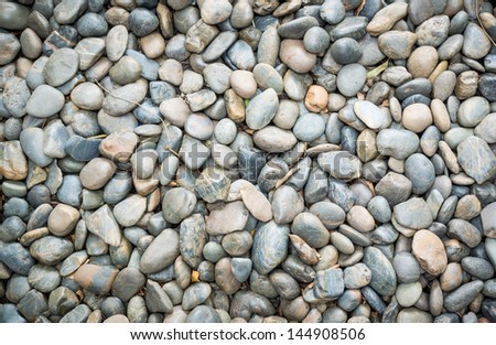 Background style picture of many stone that is various size and shape