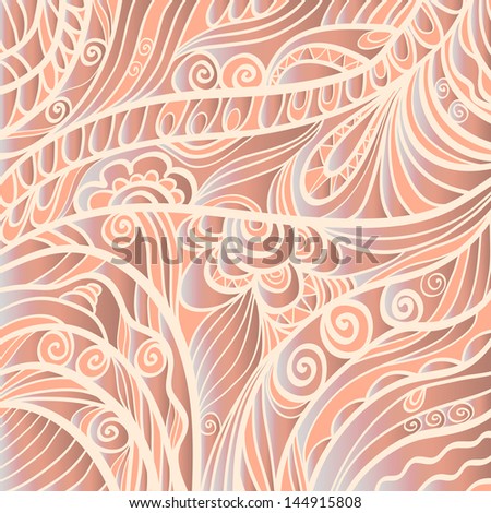 Pink abstract floral background - raster version