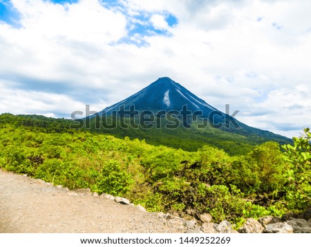 Landscape scenery, nature, and wildlife in and around the Arenal volcano area of Costa Rica.