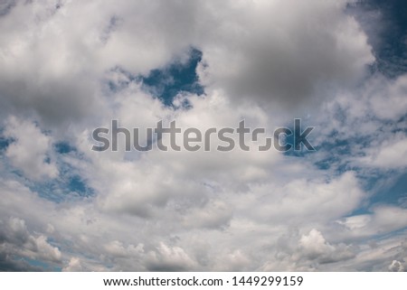 Photo of the sky with clouds