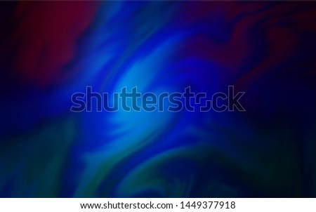 Dark BLUE vector blurred bright texture. Colorful abstract illustration with gradient. New style design for your brand book.