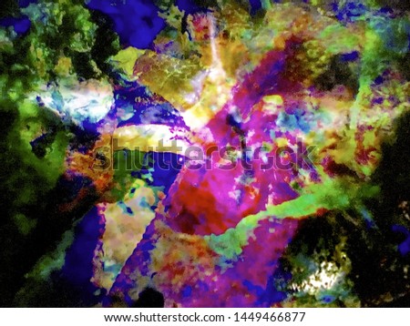 Yogi Cyberpaint - Abstract Paint Art Images - Multicolor Dynamic Background - Modern Artistic Pattern