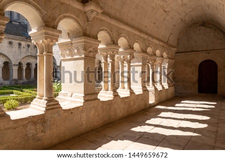 Corridors of Cloisters Abbaye Notre Dame de Sénanque France