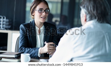 Business people discussion advisor concept Royalty-Free Stock Photo #1449841913