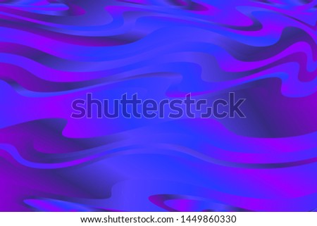 Wavy gradient background.  Bright fluid liquid shapes. Vector illustration. Trendy gradient pattern. Bright neon colors. Abstract creative concept  multicolored blurred backdrop
