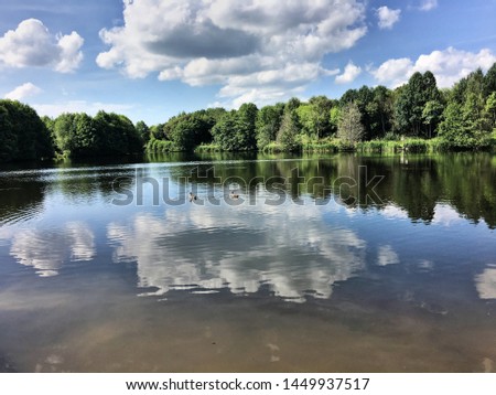 A picture of Alderford Lake near Whitchurch, Shropshire