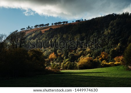 Picture of Irish landscape at Wicklow moutains
