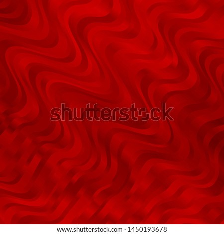 Light Red vector background with curves. Colorful illustration with curved lines. Template for your UI design.