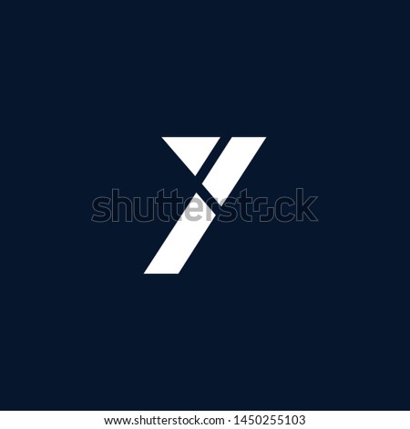 Initial based clean and minimal Logo. YY Y letter creative monochrome monogram icon symbol. Universal elegant luxury alphabet vector design