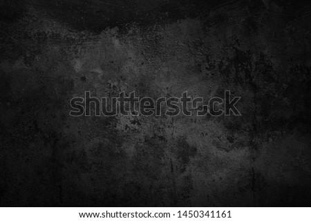 Black wall texture rough background dark concrete floor or old grunge background with black Royalty-Free Stock Photo #1450341161