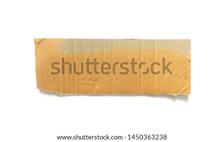 old white torn paper isolated on white background