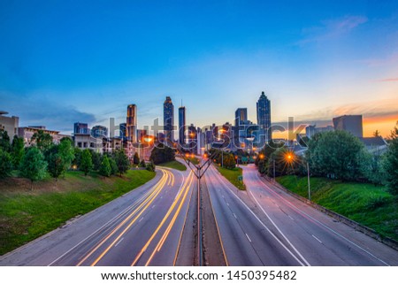 Atlanta, Georgia, USA Downtown Cityscape.