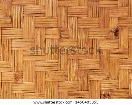 close-up bamboo weave texture background