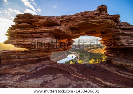 Nature's Window, Kalbarri National Park, Western Australia Royalty-Free Stock Photo #1450486631