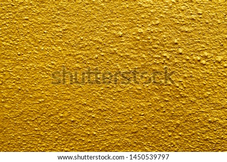 Golden yellow background or texture wall 