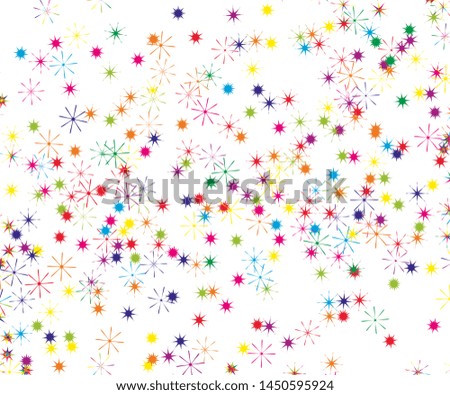 Festive pattern with stars Vector illustration