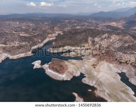 Aerial Viewof the Tzibanza Island in Queretaro Mexico