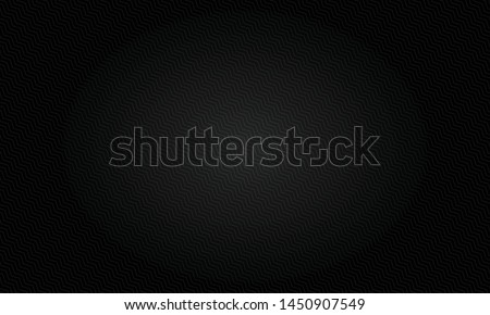 Black background. Dark abstract background with isolated wave line texture.