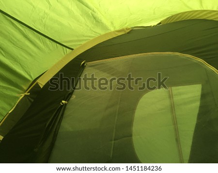 New Green tent for camping