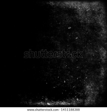 Black grunge background, scary scratched texture, old wall