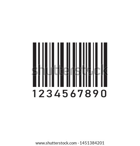 barcode icon vector. eps 10 