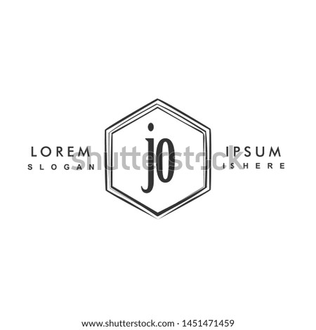 JO Initial beauty monogram logo vector