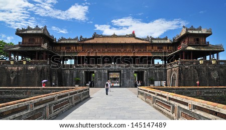 Hue citadel Royalty-Free Stock Photo #145147489