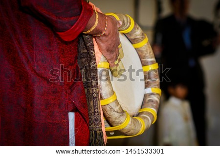 Melam A musical instrument played during South Indian wedding. This is one type of Indian drum in north India. It is played with thimbles, tacks, and sticks.