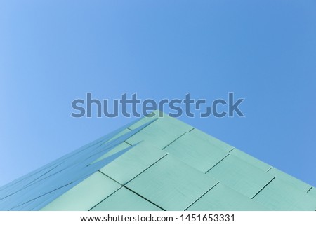 Building pyramid with blue sky Royalty-Free Stock Photo #1451653331