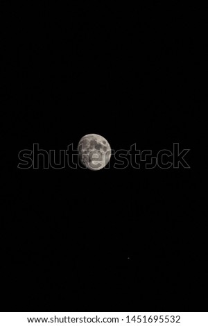 Close-up of the Moon, Astronomy, Background