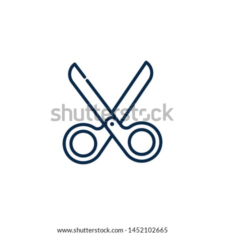 scissors icon-vector. perfect scissors  symbol. web design and mobile design. white background. premium quality scissors