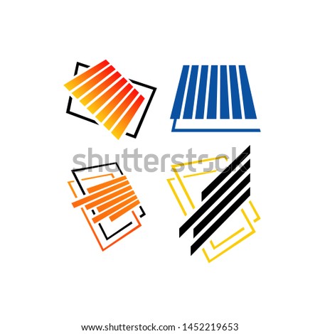 laminate tile parquet flooring logo design vector illustrations