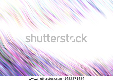 Light vector texture with wry lines. Colorful abstract illustration with gradient lines. Elegant pattern for a brand book.