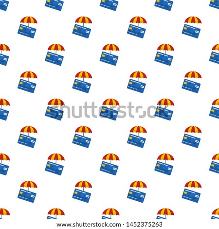 Credit card pattern seamless repeat for any web design