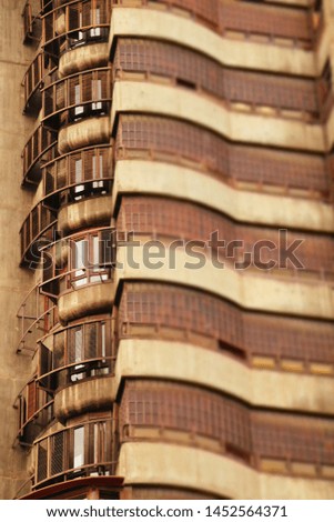 Building in the downtown of Madrid