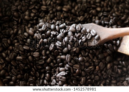 Coffee grains.Coffee background. Background of roasted coffee beans.